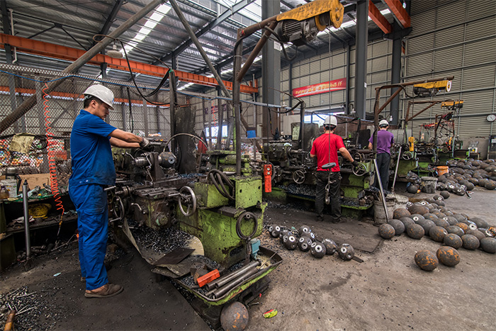 黄海网架配件车间